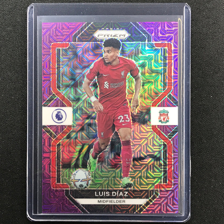 2022-23 Prizm Epl Luis Diaz Purple Mojo 8/20
