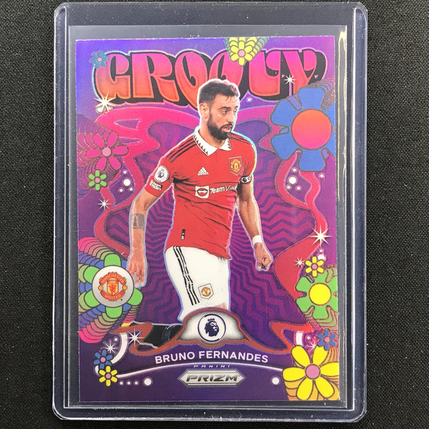 2022-23 Prizm Epl Bruno Fernandes Groovy Sp No 2
