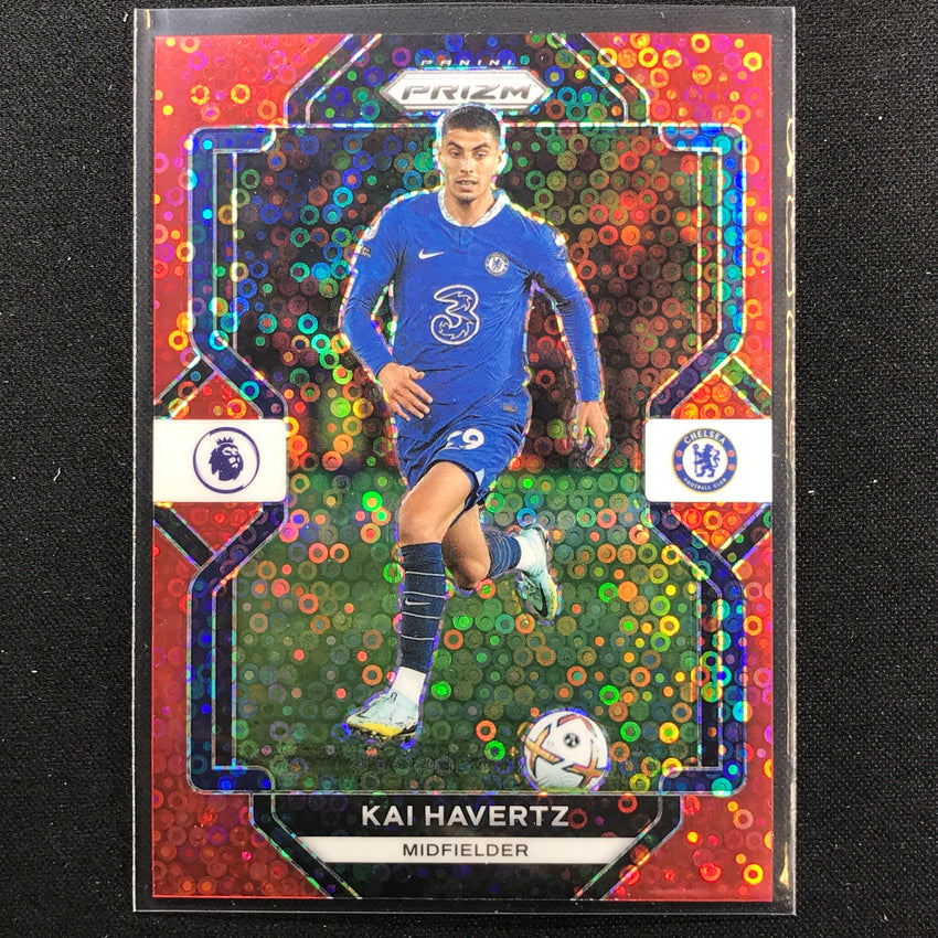 2022-23 Prizm Epl Kai Havertz Breakaway Red Disco 16/49