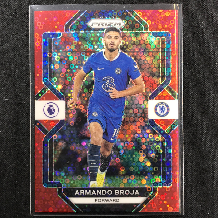 2022-23 Prizm Epl Armando Broja Breakaway Red Disco 44/49
