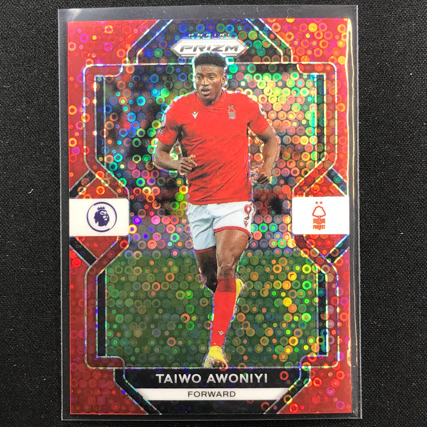 2022-23 Prizm Epl Taiwo Awoniyi Breakaway Red Disco 5/49