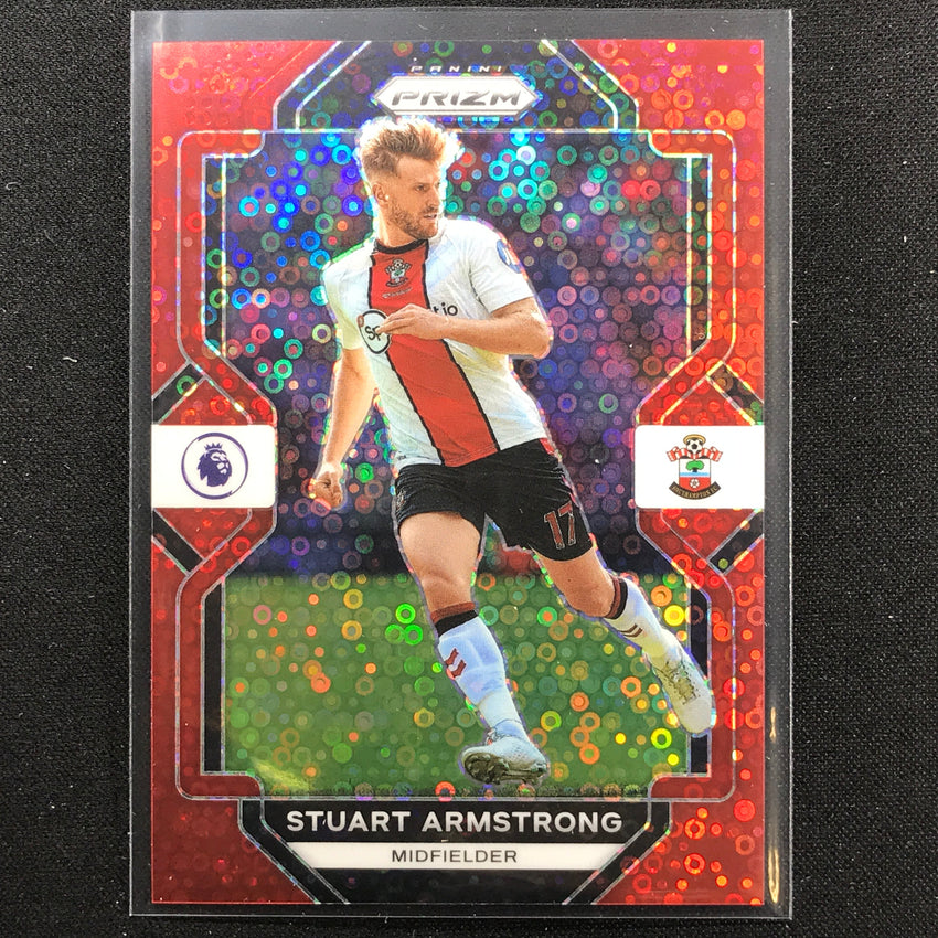 2022-23 Prizm Epl Stuart Armstrong Breakaway Red Disco 46/49