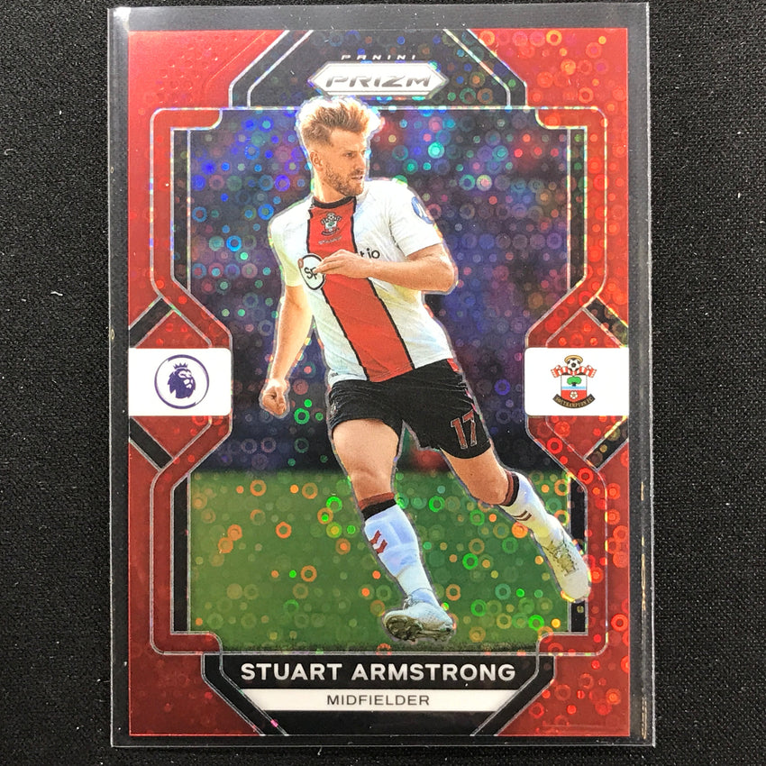 2022-23 Prizm Epl Stuart Armstrong Breakaway Red Disco 17/49