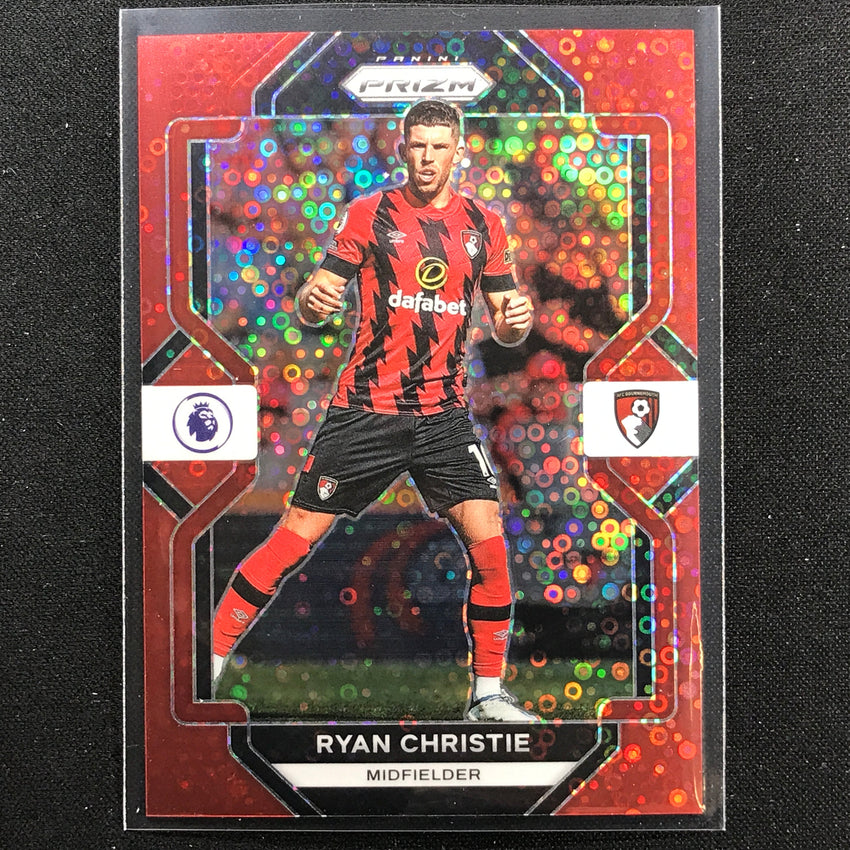 2022-23 Prizm Epl Ryan Christie Breakaway Red Disco 49/49