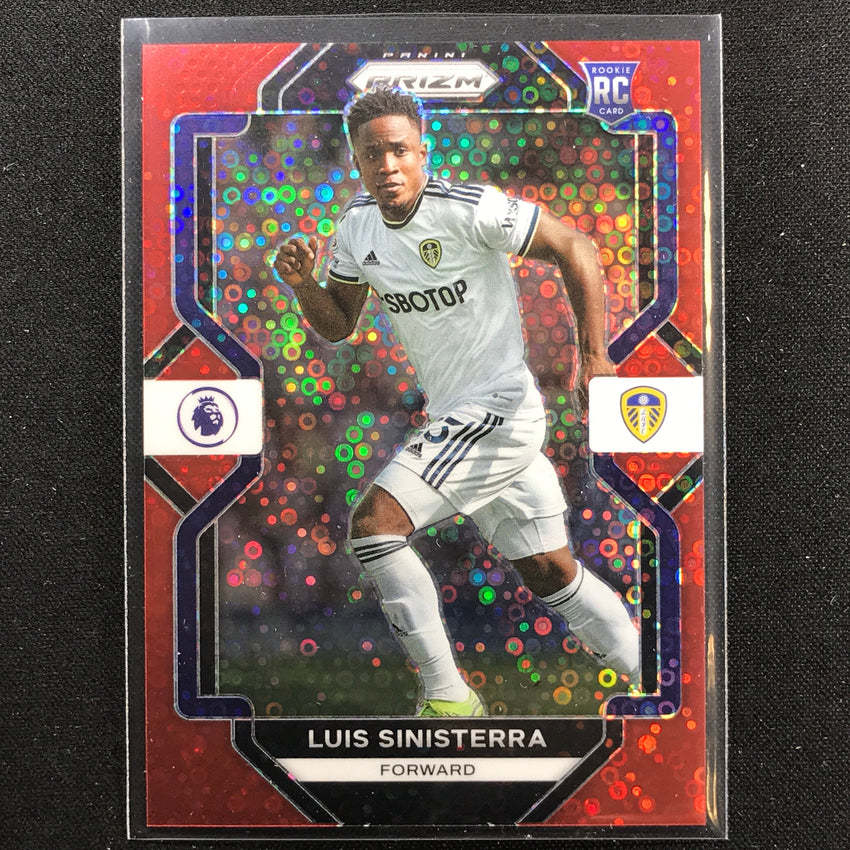 2022-23 Prizm Epl Luis Sinisterra Breakaway Rookie Red Disco 27/49