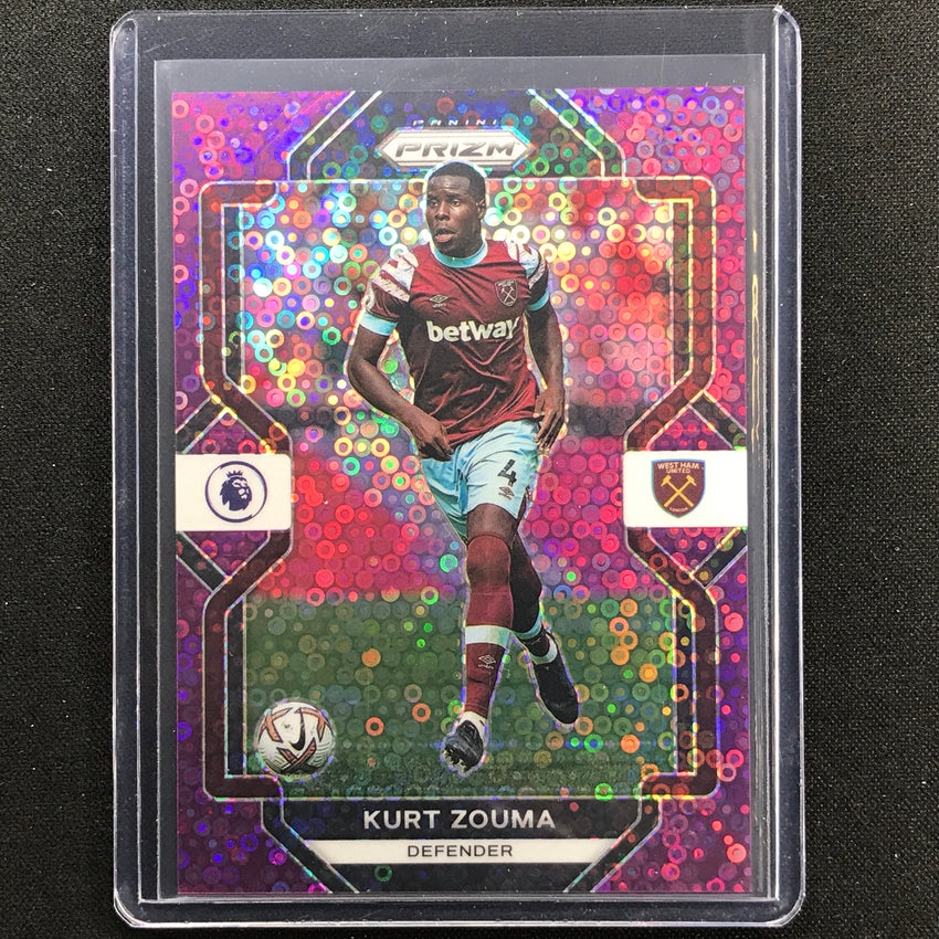 2022-23 Prizm Epl Kurt Zouma Breakaway Purple Disco 23/25