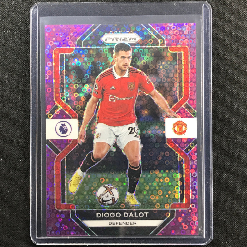 2022-23 Prizm Epl Diogo Dalot Breakaway Purple Disco 11/25