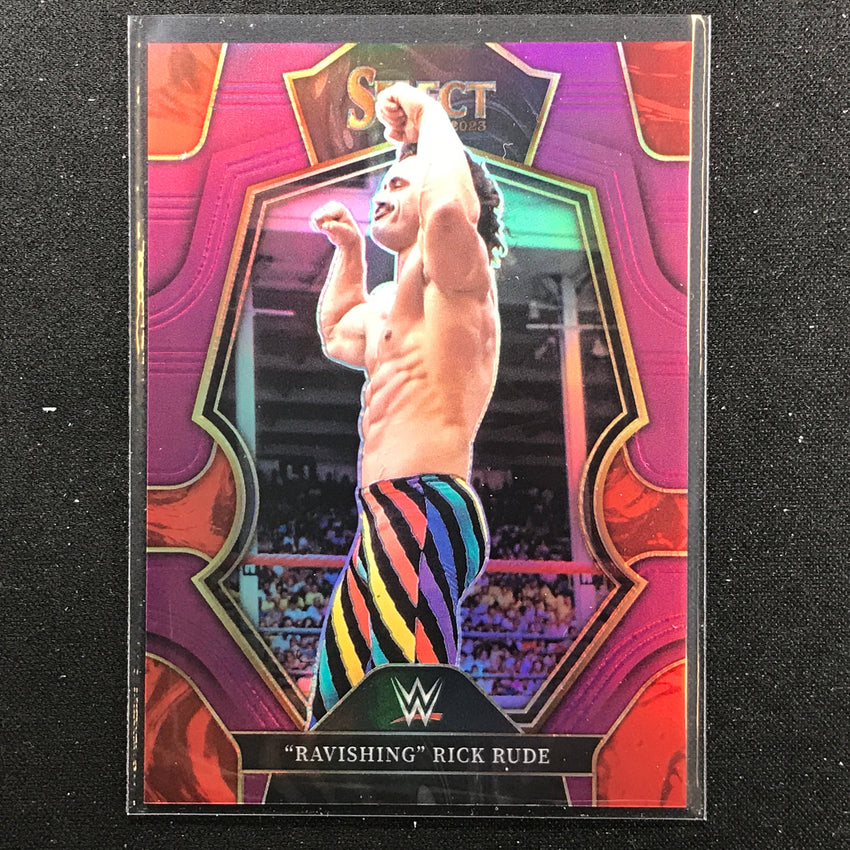2023 Select Wwe Ravishing Rick Rude Premier Level Purple 23/99 No 108