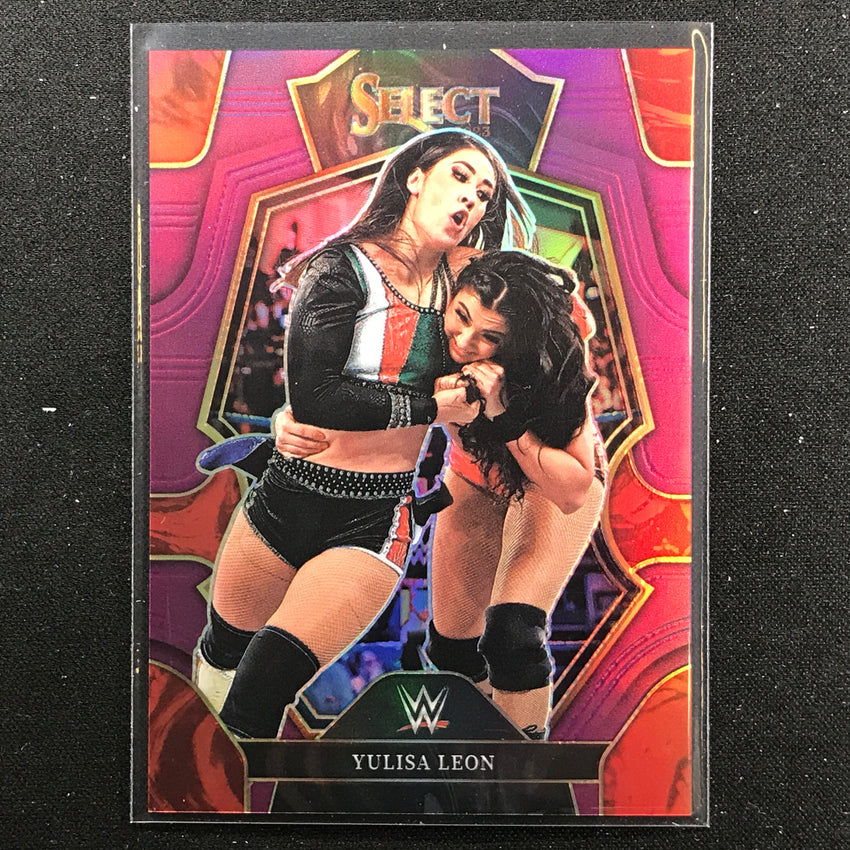 2023 Select WWE YULISA LEON Premier Level Purple 45/99 #117