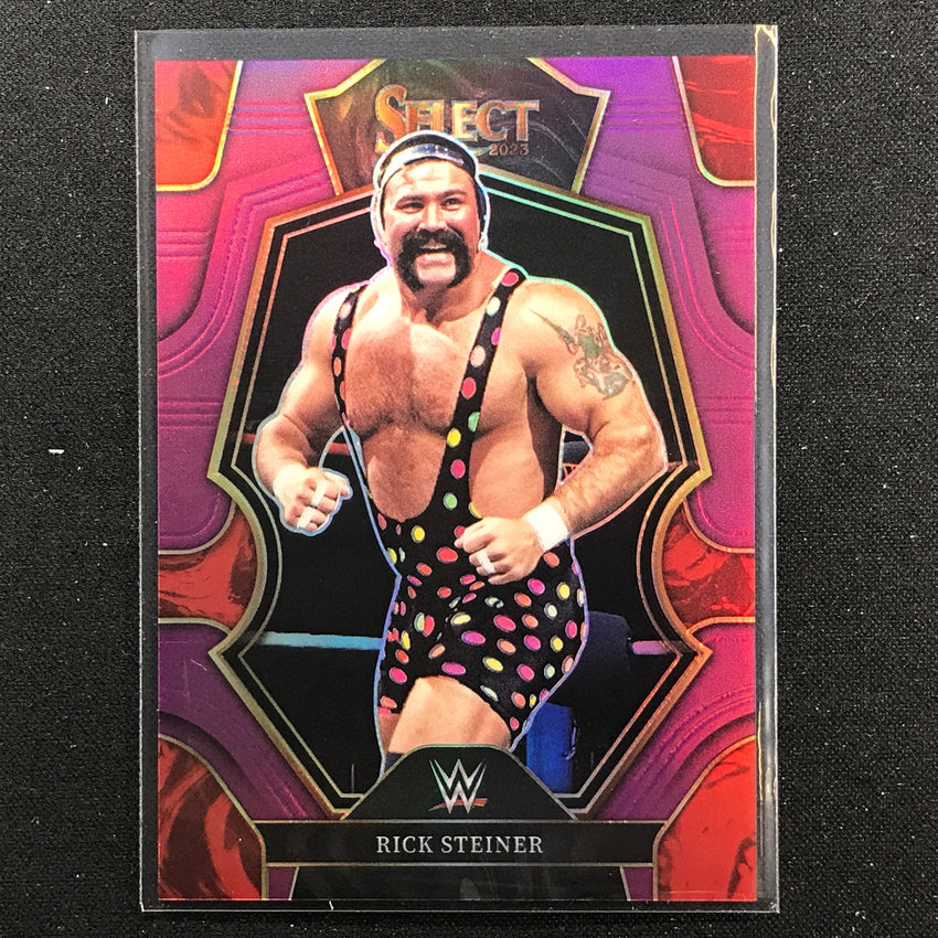 2023 Select WWE RICK STEINER Premier Level Purple 84/99 #170