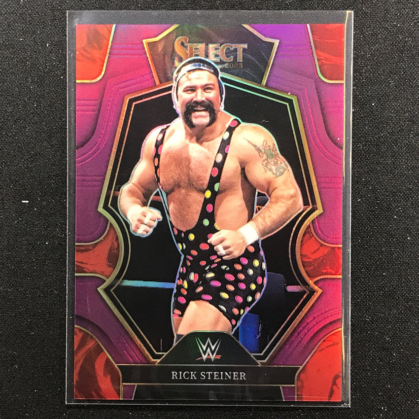2023 Select WWE RICK STEINER Premier Level Purple 27/99 #170
