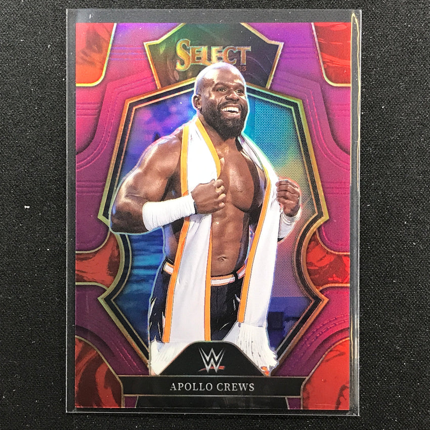 2023 Select WWE APOLLO CREWS Premier Level Purple 67/99 #172