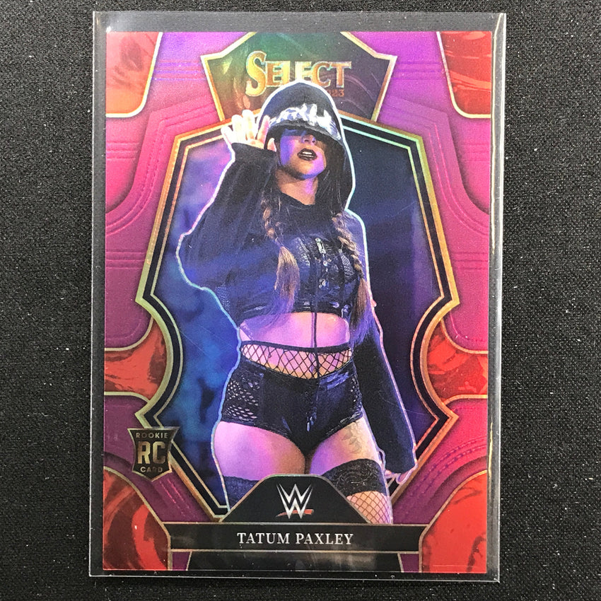 2023 Select Wwe Tatum Paxley Premier Level Rookie Purple 25/99 No 186