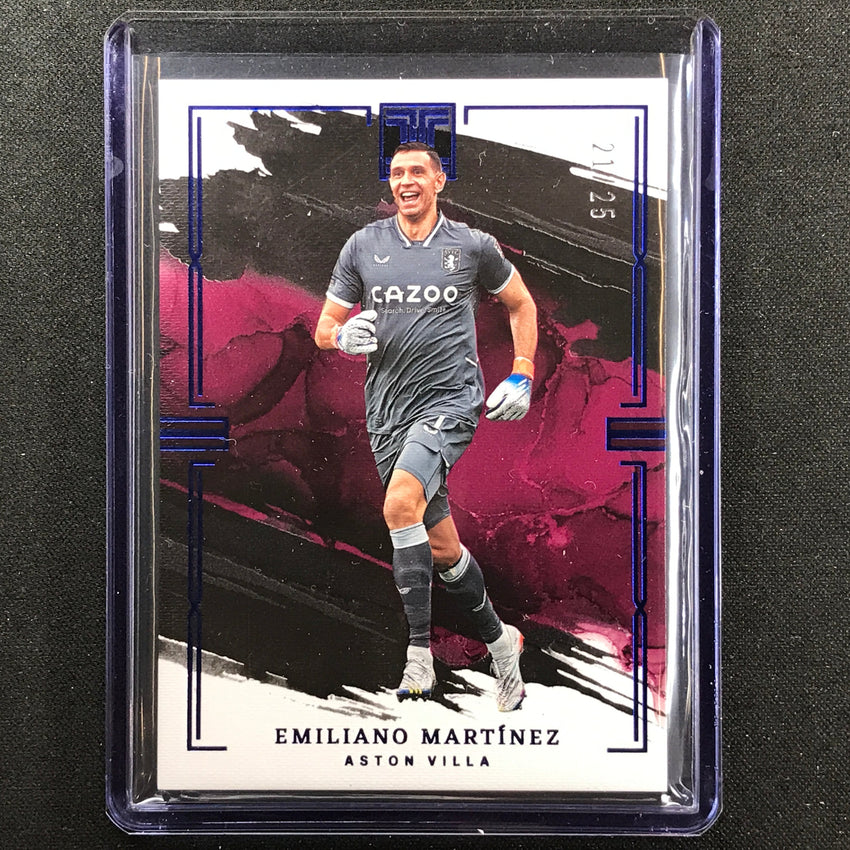 2022-23 Impeccable Epl Emiliano Martinez Base Sapphire 21/25