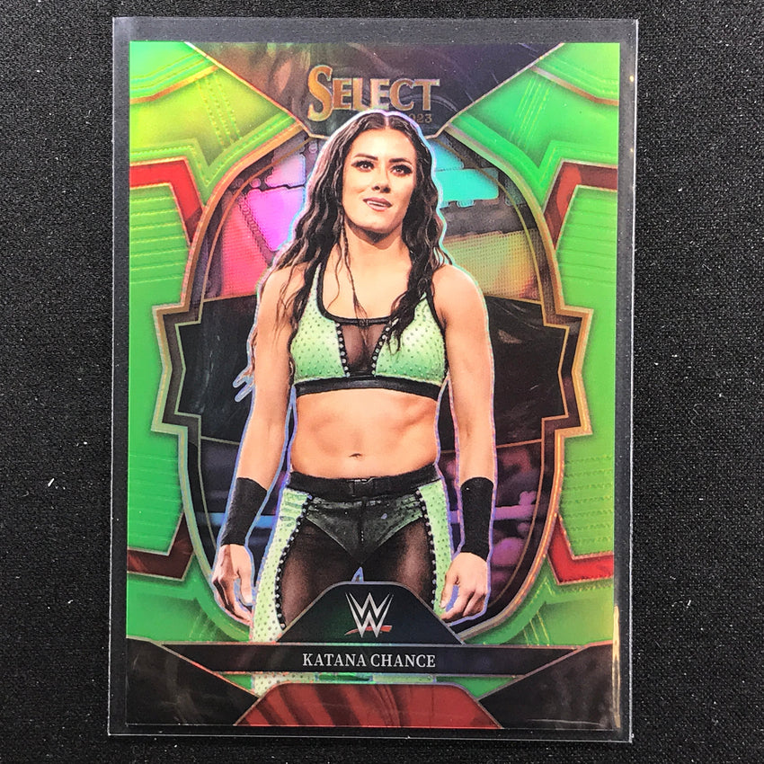 2023 Select Wwe Katana Chance Concourse Neon Green 7/75 No 35