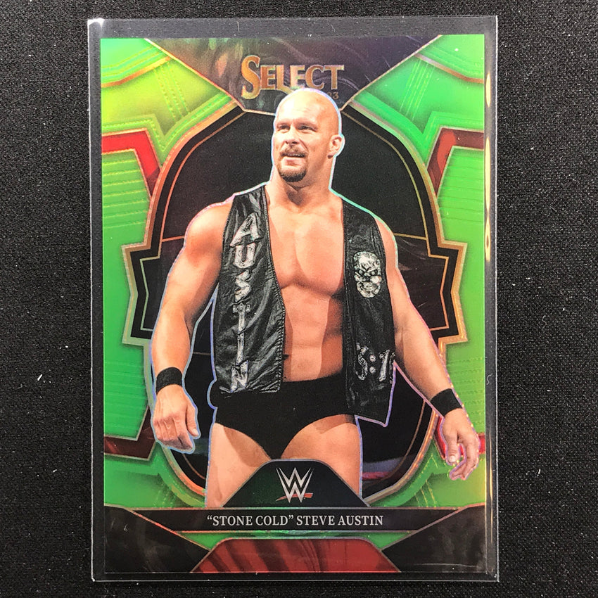 2023 Select Wwe Stone Cold Steve Austin Concourse Neon Green 47/75 No 37