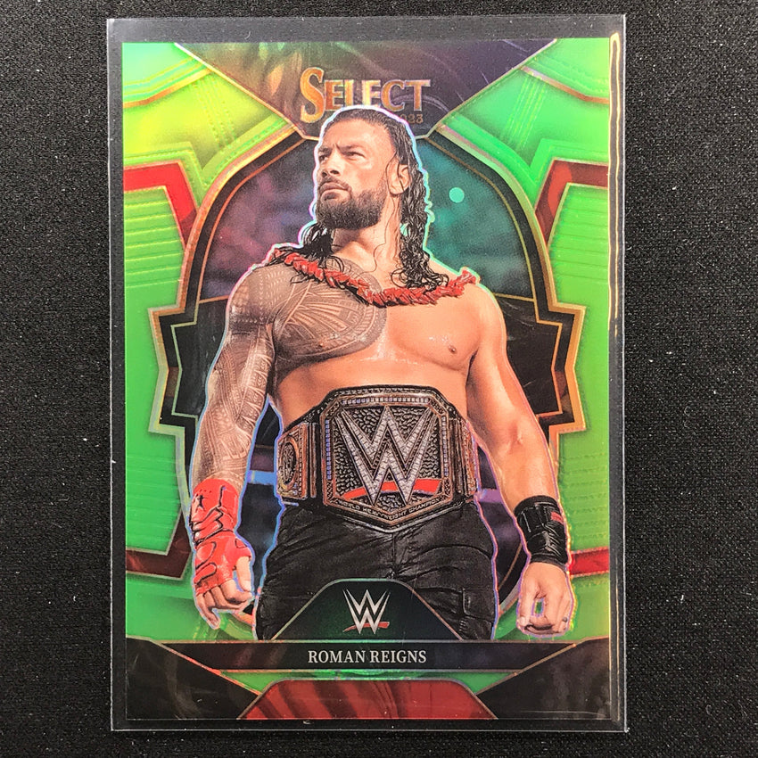 2023 Select Wwe Roman Reigns Concourse Neon Green 43/75 No 44