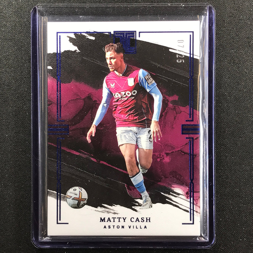 2022-23 Impeccable Epl Matty Cash Base Sapphire 7/25