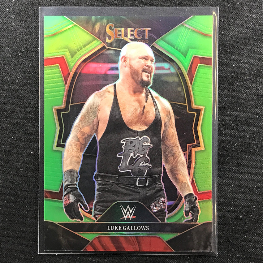 2023 Select WWE LUKE GALLOWS Concourse Neon Green 35/75 #88