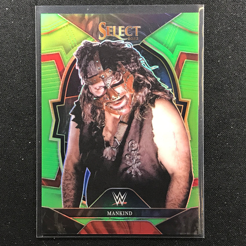2023 Select Wwe Mankind Concourse Neon Green 62/75 No 89