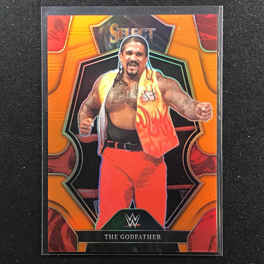 2023 Select WWE THE GODFATHER Premier Level Orange 14/49