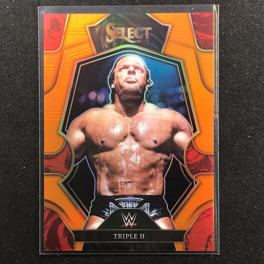 2023 Select Wwe Triple H Premier Level Orange 6/49