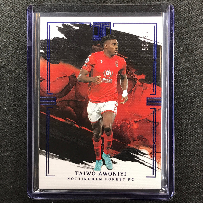 2022-23 Impeccable Epl Taiwo Awoniyi Base Sapphire 15/25
