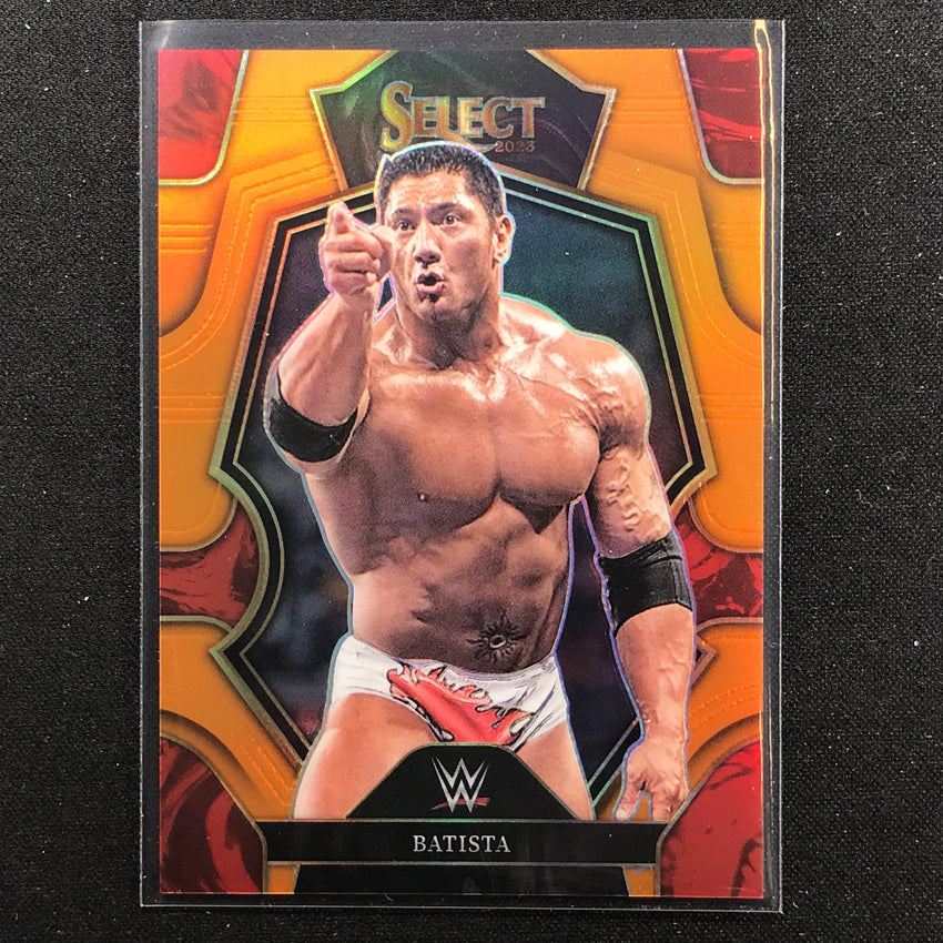 2023 Select Wwe Batista Premier Level Orange 46/49
