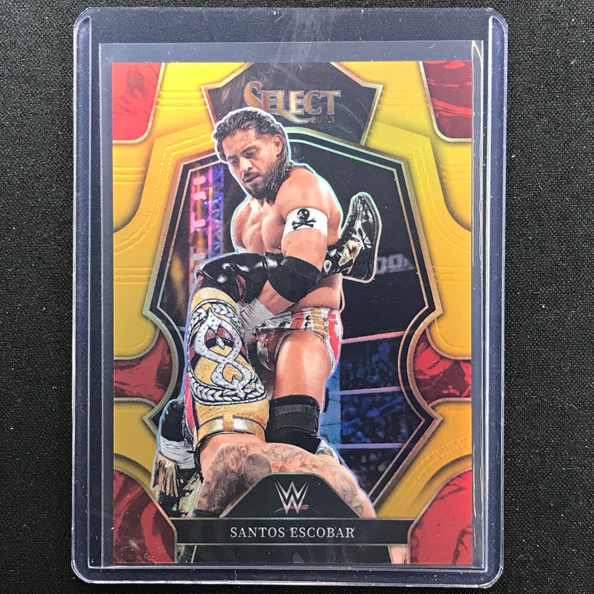 2023 Select Wwe Santos Escobar Premier Level Gold Prizm 6/10