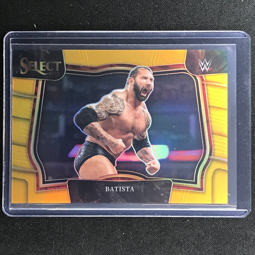 2023 Select Wwe Batista Ringside Gold Prizm 3/10