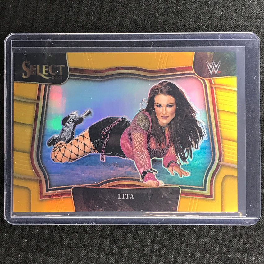 2023 Select Wwe Lita Ringside Gold Prizm 7/10