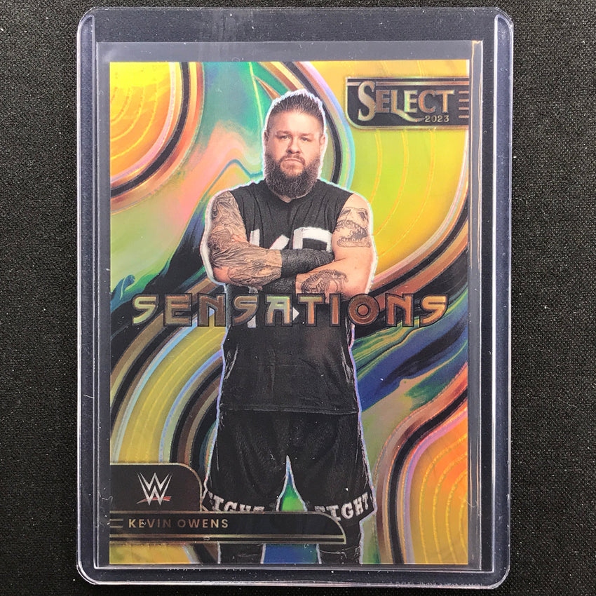 2023 Select Wwe Kevin Owens Sensations Gold Prizm 10/10