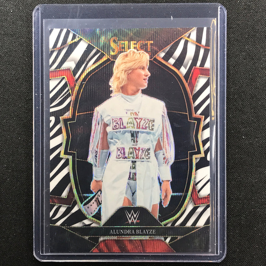 2023 Select Wwe Alundra Blayze Concourse Zebra Ssp No 47