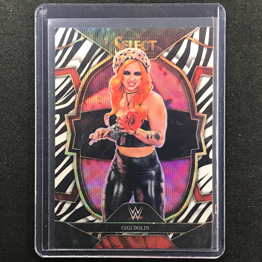 2023 Select Wwe Gigi Dolin Concourse Zebra Ssp No 83