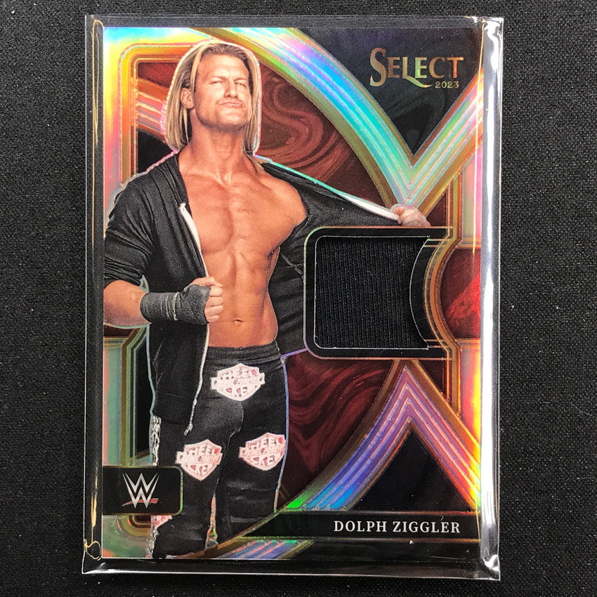 2023 Select Wwe Dolph Ziggler Selective Swatches Relic Silver Prizm No Dzg