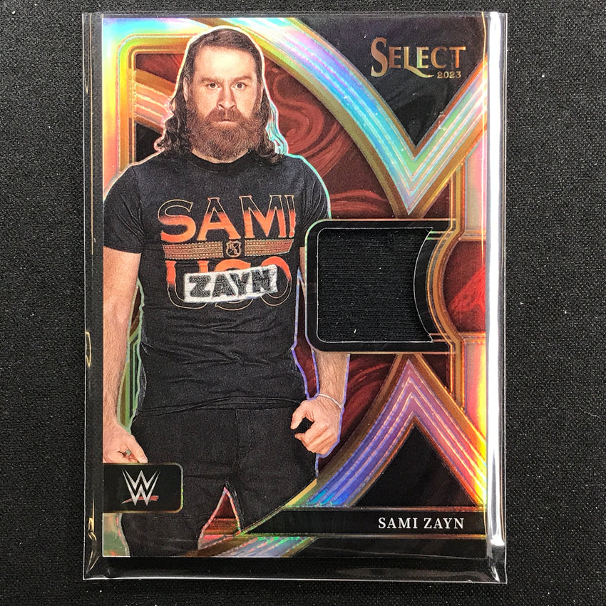 2023 Select Wwe Sami Zayn Selective Swatches Relic Silver Prizm No Szn