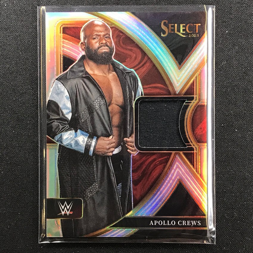 2023 Select WWE APOLLO CREWS Selective Swatches Relic Silver Prizm #ACR