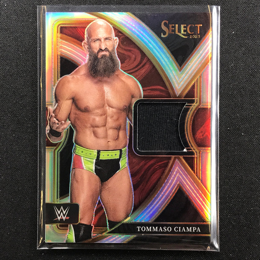 2023 Select WWE TOMMASO CIAMPA Selective Swatches Relic Silver Prizm #TCP