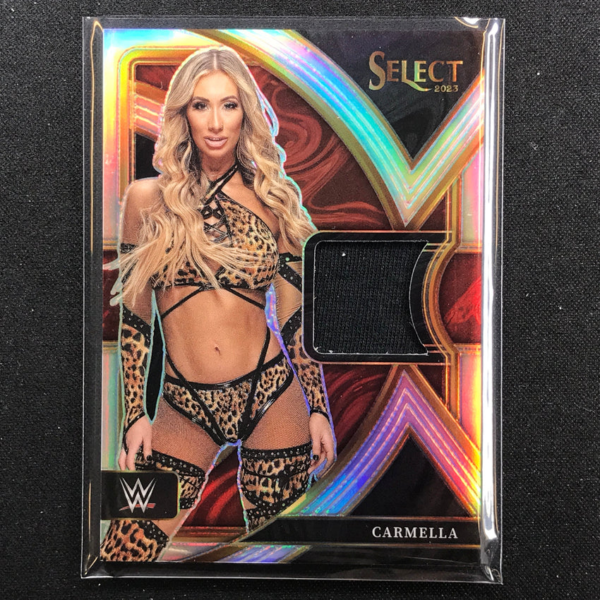 2023 Select Wwe Carmella Selective Swatches Relic Silver Prizm No Cml