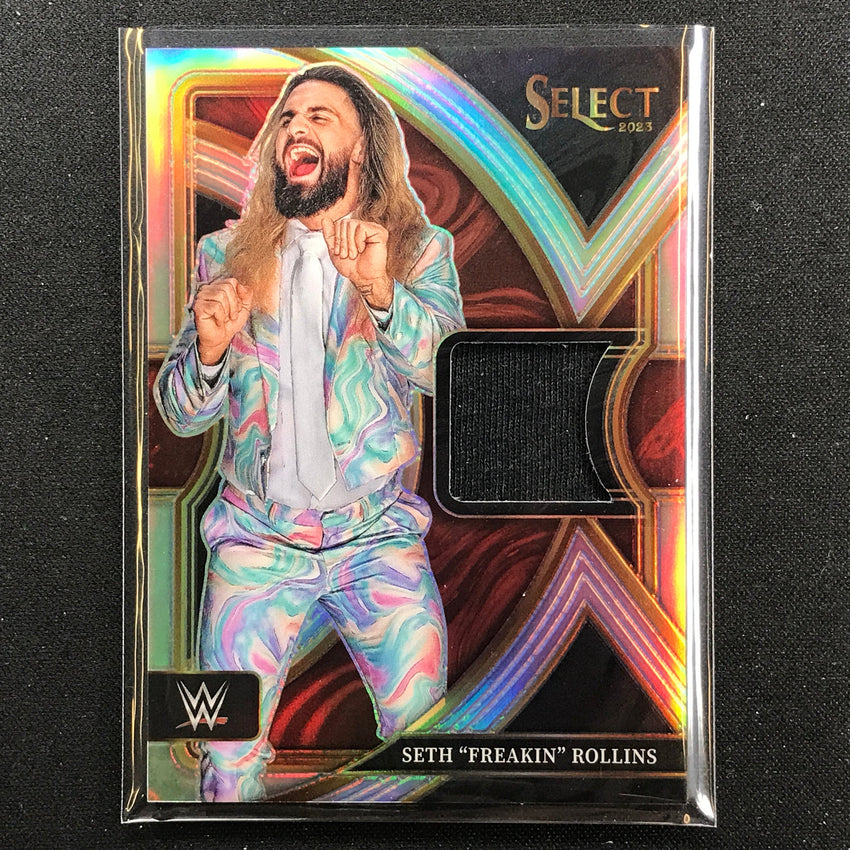 2023 Select Wwe Seth Freakin Rollins Selective Swatches Relic Silver Prizm Sfr