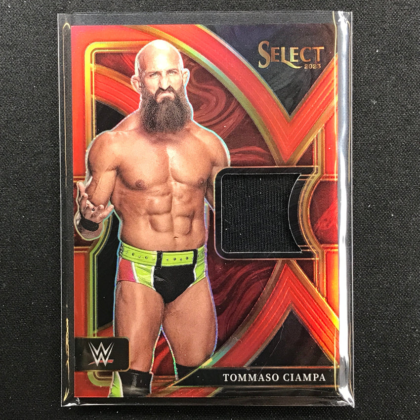 2023 Select WWE Tommaso Ciampa Selective Swatches Relic Red 30/99
