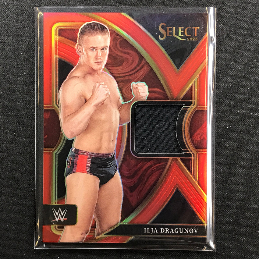 2023 Select Wwe Ilja Dragunov Selective Swatches Relic Red 90/99