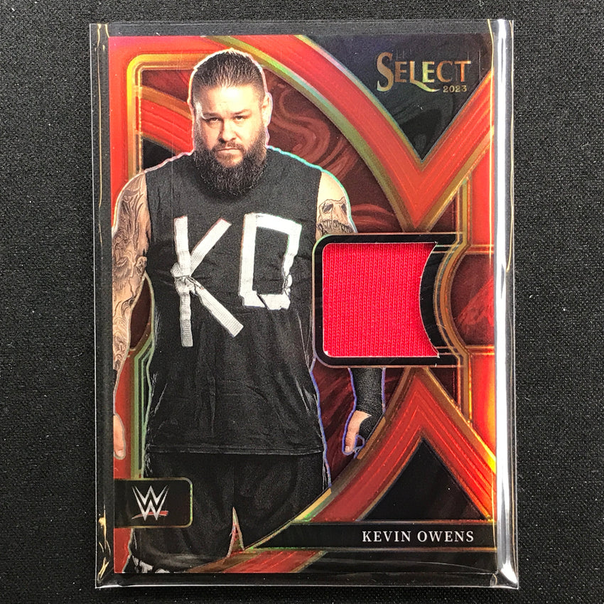 2023 Select Wwe Kevin Owens Selective Swatches Relic Red 68/99