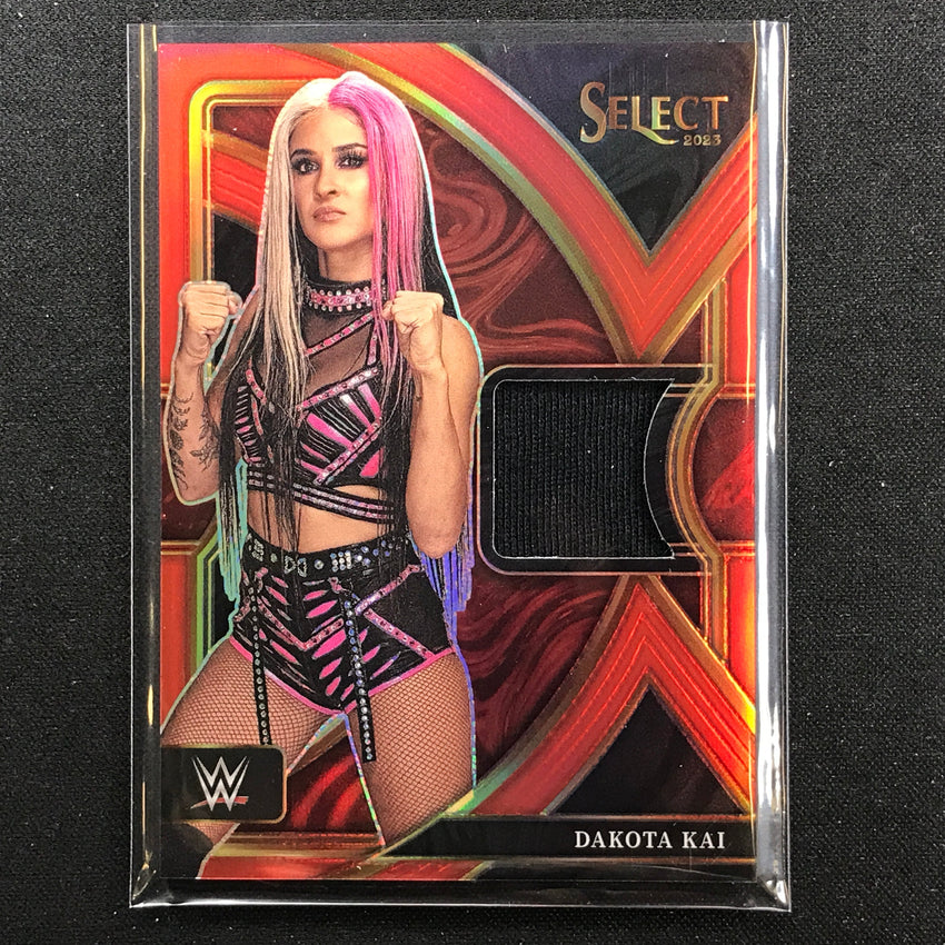 2023 Select Wwe Dakota Kai Selective Swatches Relic Red 43/99