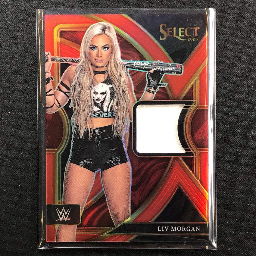 2023 Select Wwe Liv Morgan Selective Swatches Relic Red 18/99