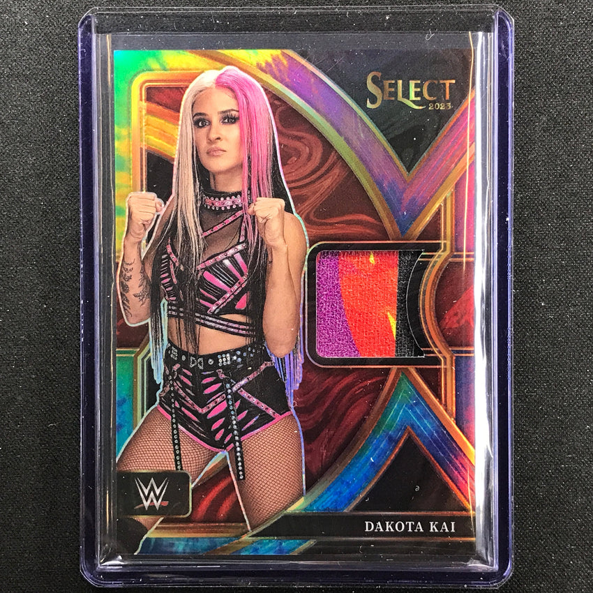 2023 Select Wwe Dakota Kai Selective Swatches Relic Patch Tie-dye 6/25