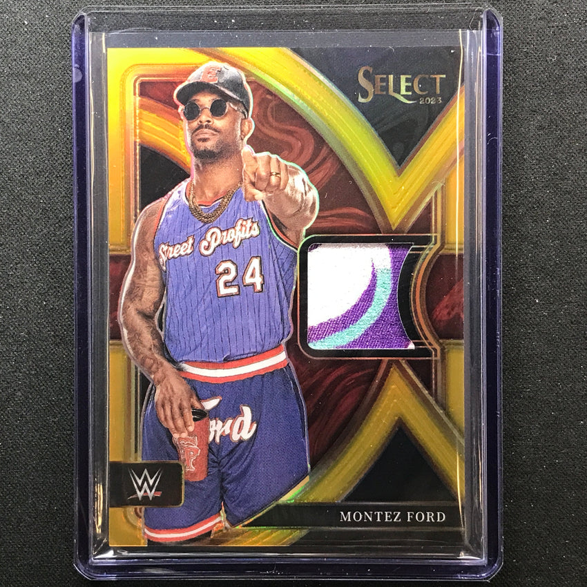 2023 Select Wwe Montez Ford Selective Swatches Relic Patch Gold Prizm 9/10