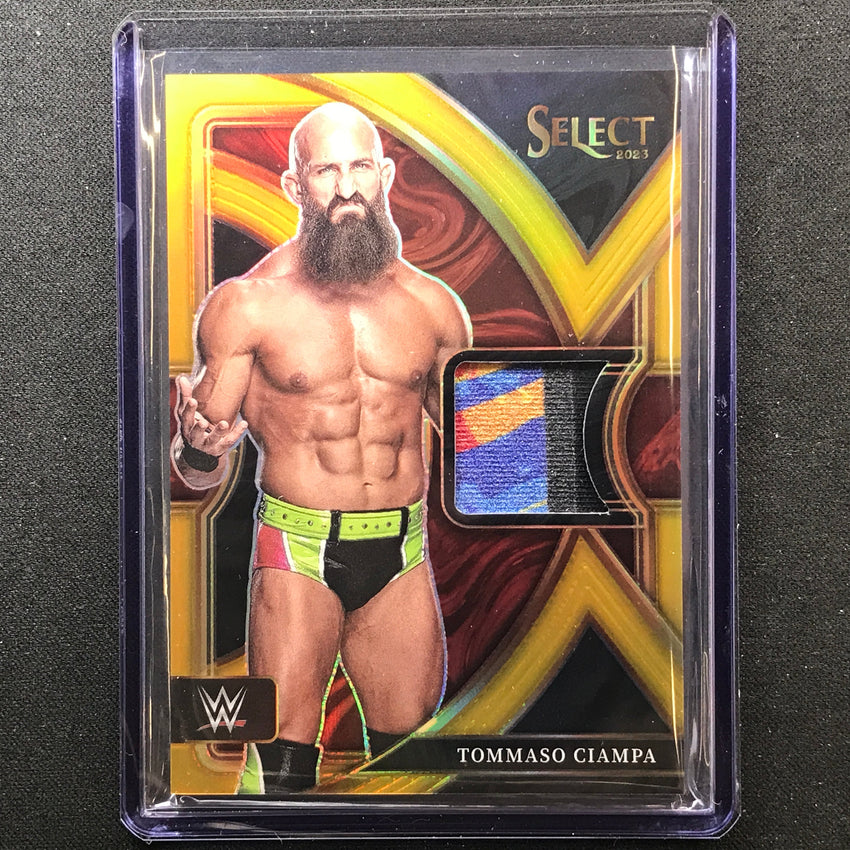 2023 Select Wwe Tommaso Ciampa Selective Swatches Relic Patch Gold Prizm 4/10