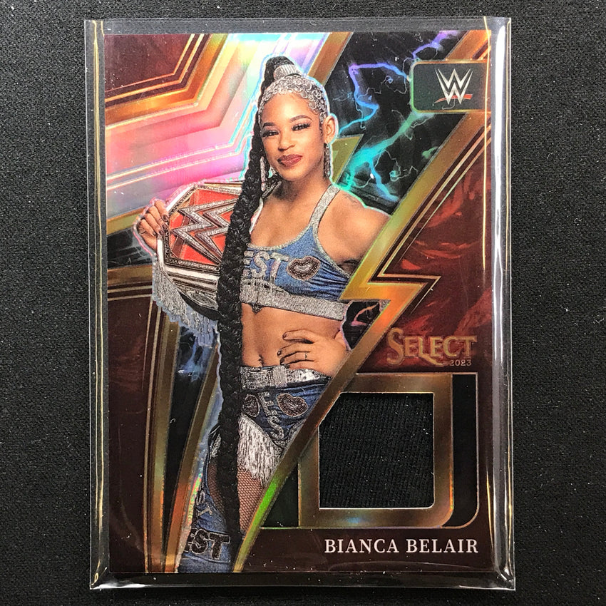 2023 Select WWE BIANCA BELAIR Sparks Memorabilia Relic Silver Prizm #BBL