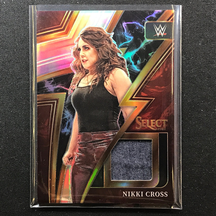 2023 Select WWE NIKKI CROSS Sparks Memorabilia Relic Silver Prizm #NCS